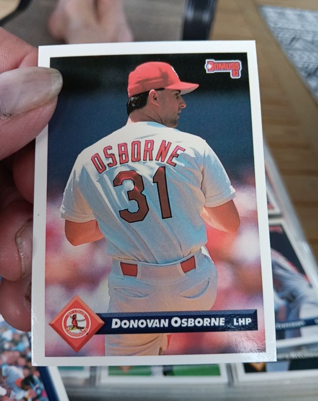 1993 Donruss #178 Donovan Osborne — front