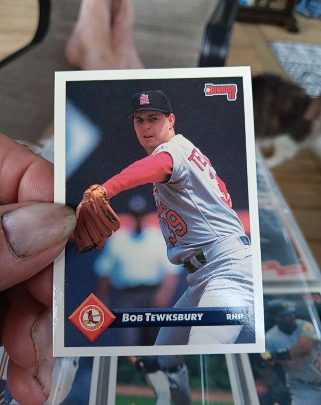 1993 Donruss #204 Bob Tewksbury — front