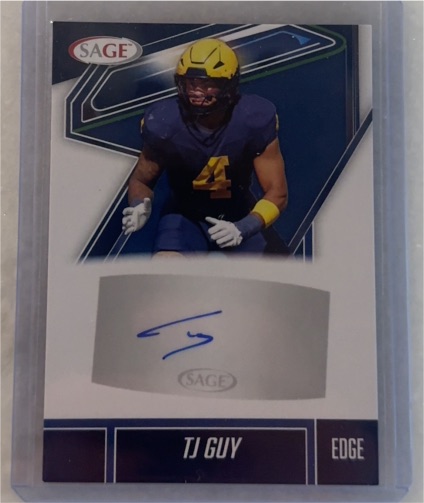 2026 SAGE High Series #A-TJG TJ Guy — front