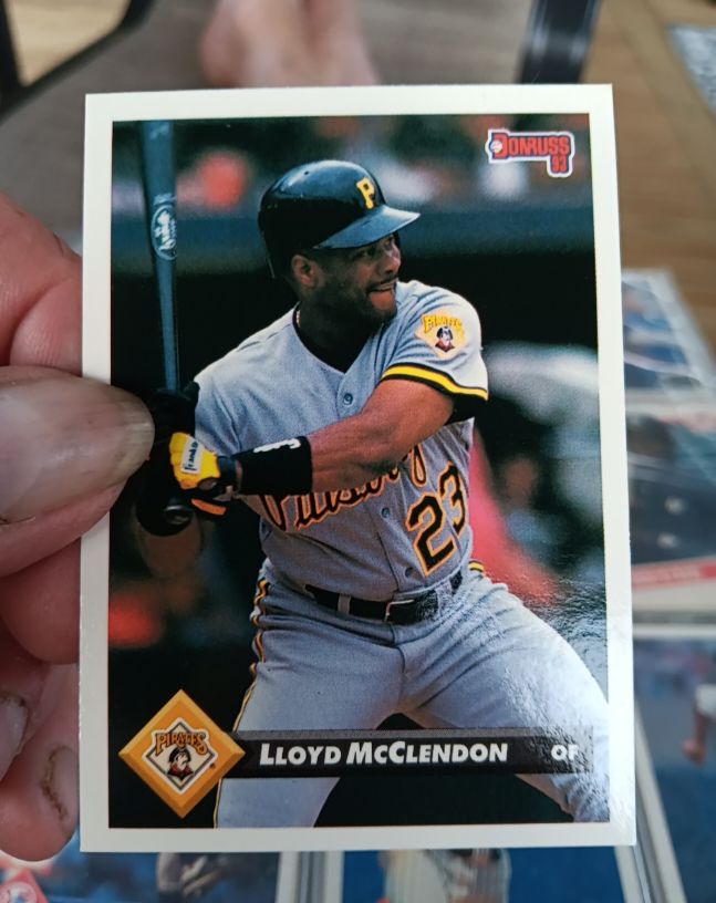 1993 Donruss #384 Lloyd McClendon — front