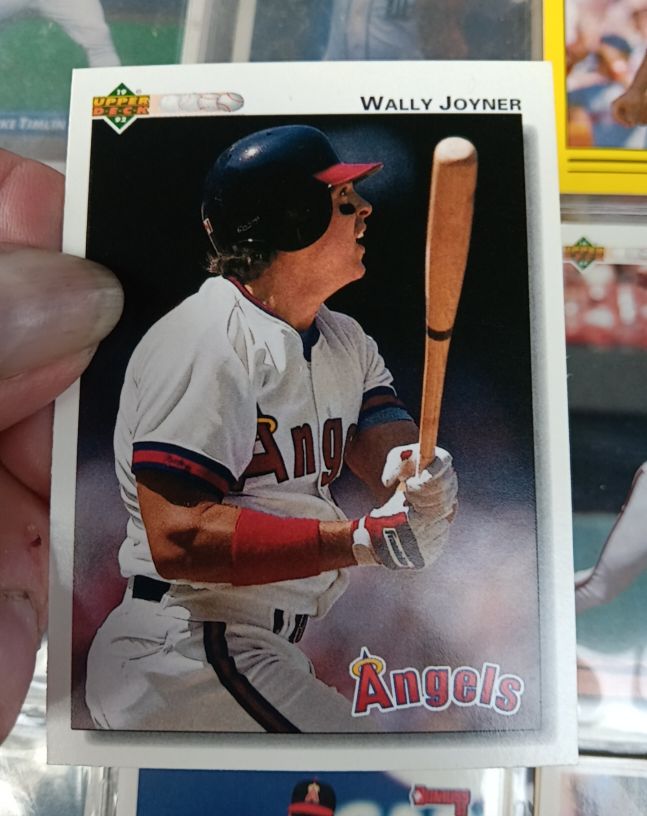 1992 Upper Deck #343 Wally Joyner California Angels — front