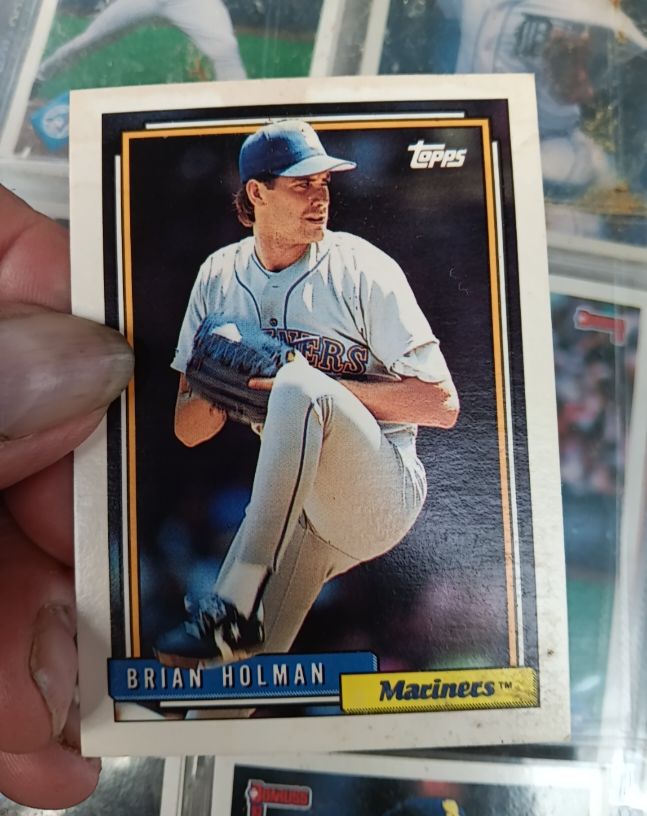 1991 Topps #458 Brian Holman — front