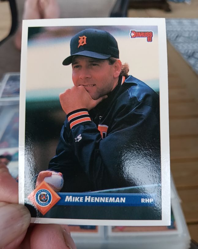 1993 Donruss #259 Mike Henneman — front