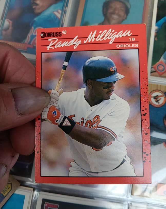 1990 Donruss #519 Randy Milligan — front