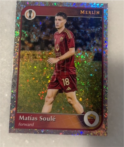 2024-25 Topps Merlin UEFA Club Competitions #46 Matías Soulé Mini Diamond — front