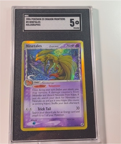 2006 Pokemon EX Dragon Frontiers #8 Ninetales Delta Species — front
