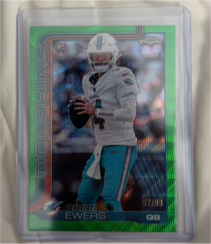 2025 Topps Chrome #316 Quinn Ewers — front