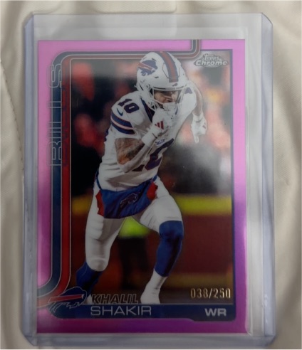 2025 Topps Chrome #32 Khalil Shakir — front