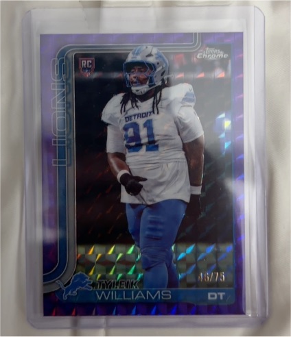 2025 Topps Chrome #364 Tyleik Williams — front