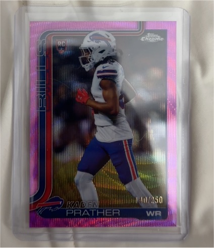 2025 Topps Chrome #394 Kaden Prather — front