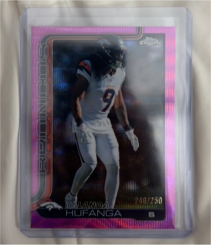 2025 Topps Chrome #94 Talanoa Hufanga — front
