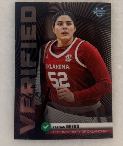 2025-26 Bowman Chrome #BV-7 Raegan Beers — front