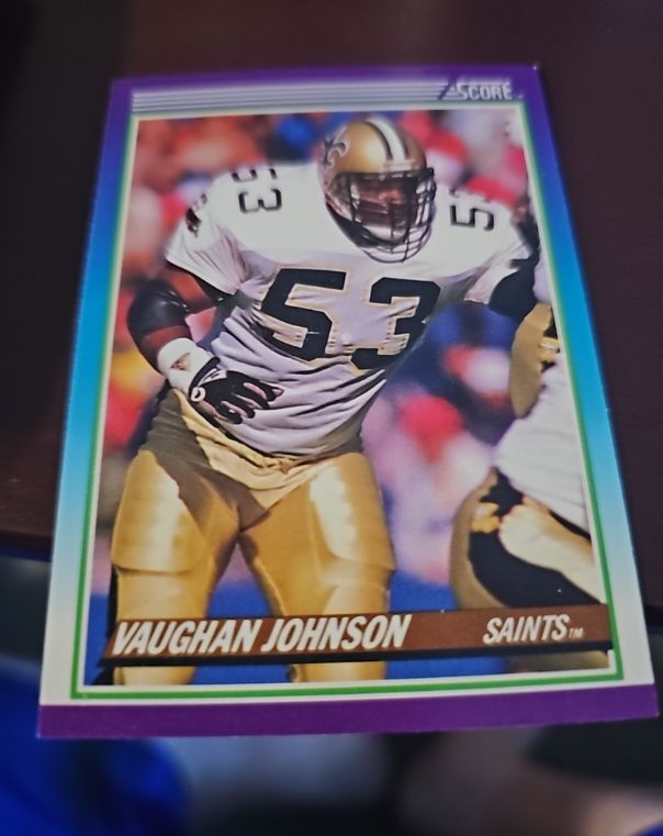 1990 Score #196 Vaughan Johnson — front