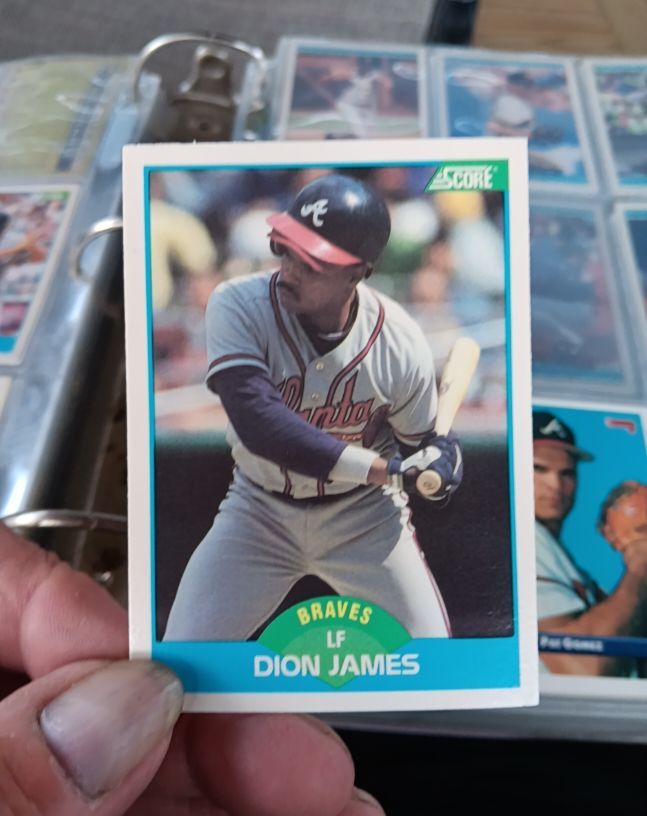 1989 Score #163 Dion James — front