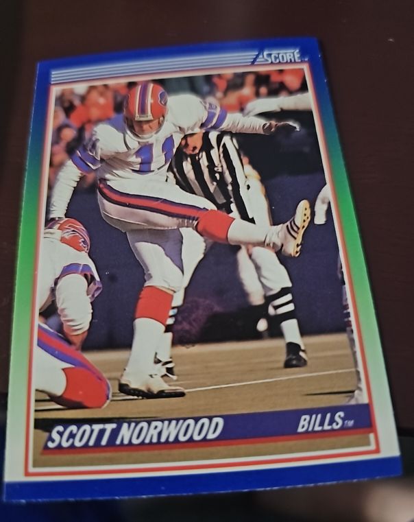 1990 Score #63 Scott Norwood — front