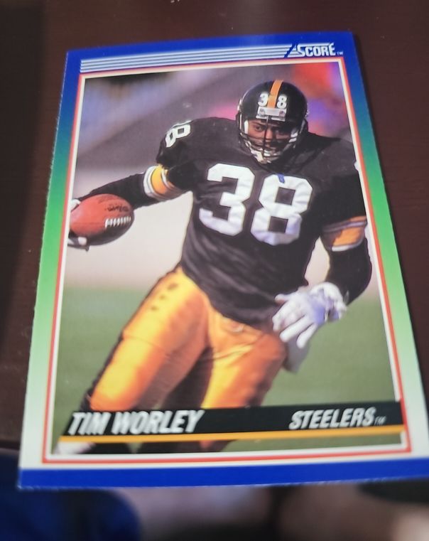 1990 Score #67 Tim Worley — front