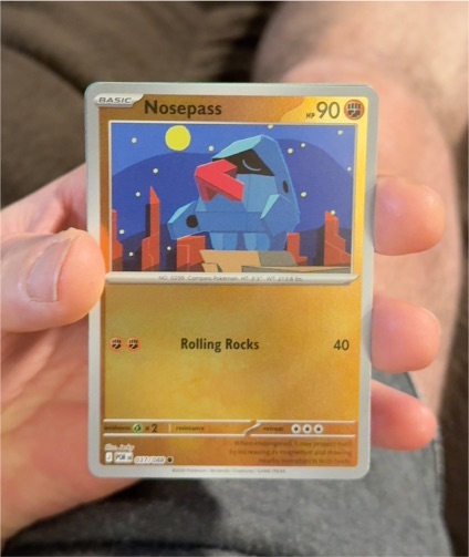2026 Pokémon #037 Nosepass — front