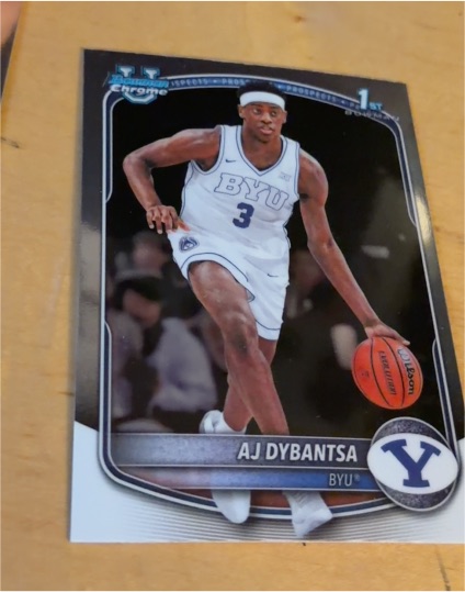 2025-2026 Bowman Chrome #BCP-1 AJ Dybantsa — front