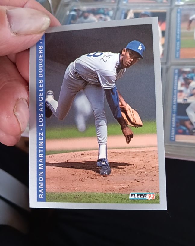 1993 Fleer #65 Ramon Martinez — front