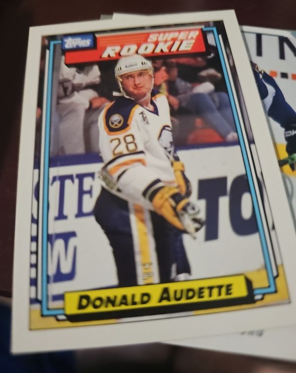 1992-93 Topps #12 Donald Audette — front