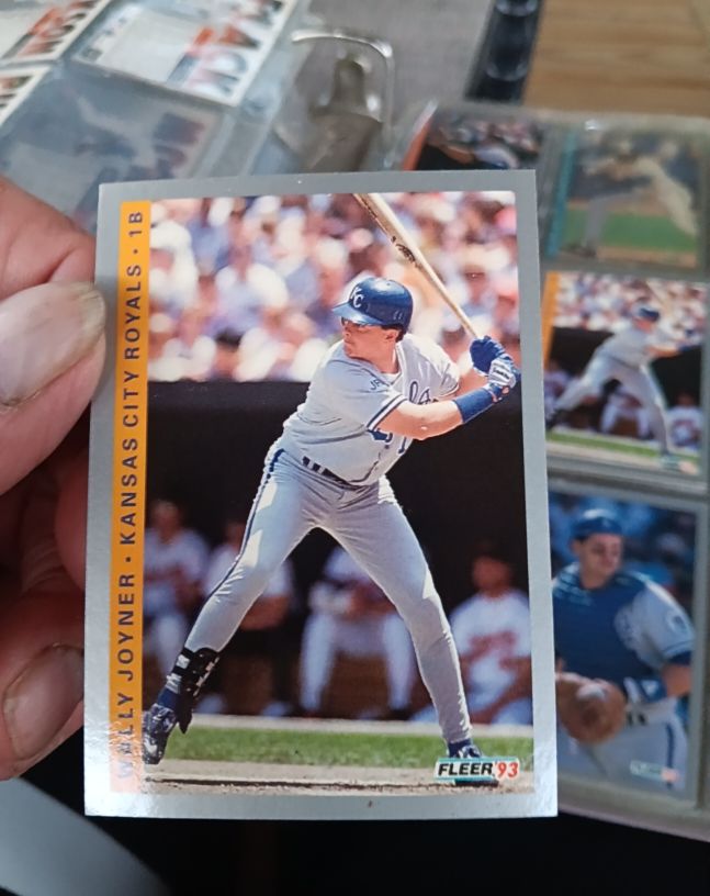 1993 Fleer #239 Wally Joyner — front