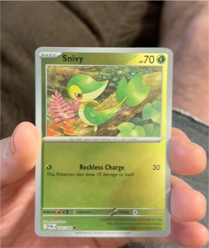 2022 Pokémon TCG Perfect Order #004 Snivy — front