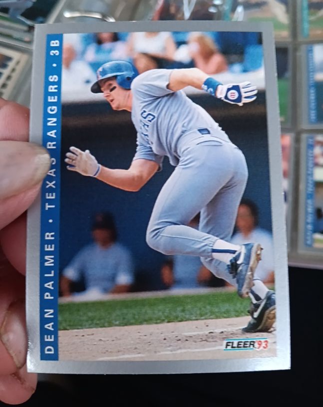 1993 Fleer #325 Dean Palmer — front