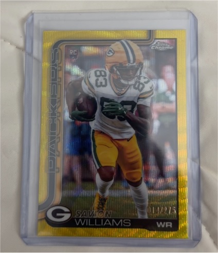 2025 Topps Chrome #340 Savion Williams — front