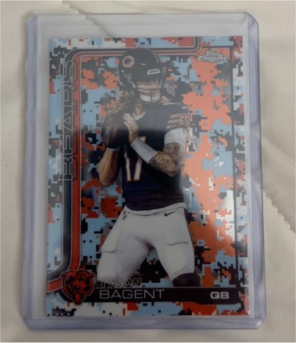 2025 Topps Chrome #54 Tyson Bagent — front