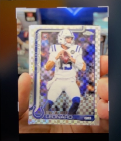 2025 Topps Chrome #318 Riley Leonard — front