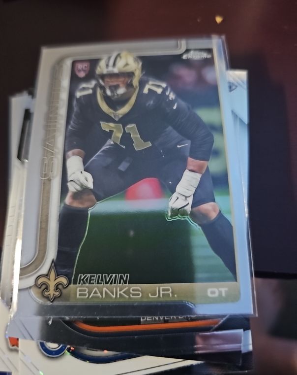 2025 Topps Chrome #378 Kelvin Banks Jr. — front