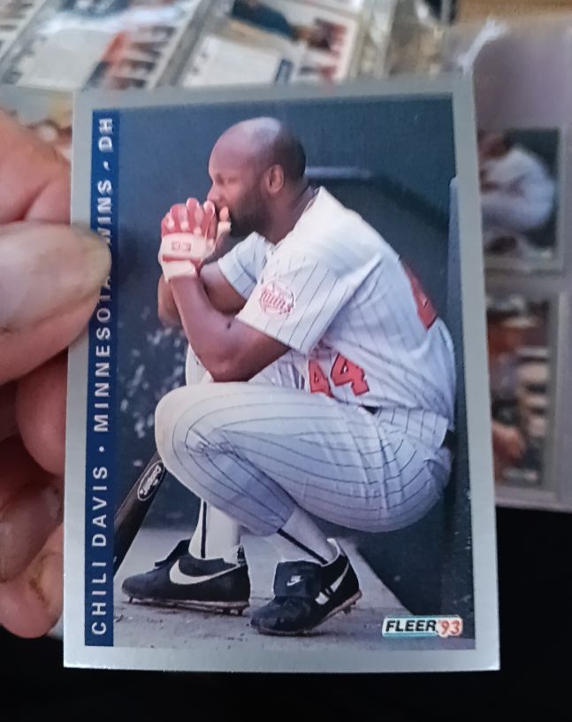 1993 Fleer #262 Chili Davis — front