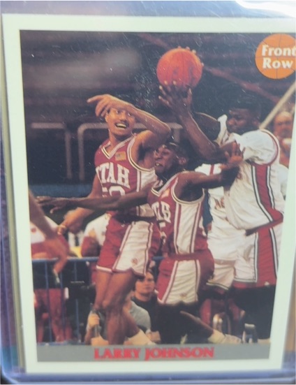 1992 Front Row #31 Larry Johnson — front