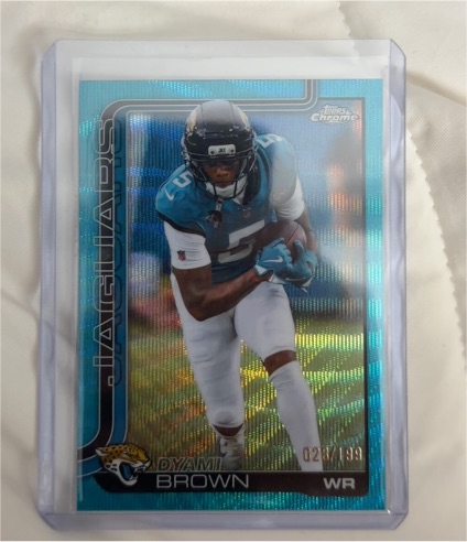 2025 Topps Chrome #136 Dyami Brown — front