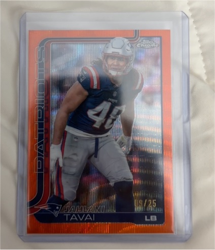 2025 Topps Chrome #213 Jahlani Tavai — front