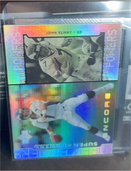 1998 Upper Deck Super Powers #S7 John Elway — front