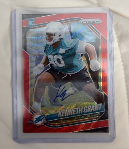 2025 Panini Prizm #374 Kenneth Grant — front