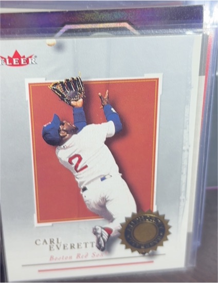 2002 Fleer Triple Crown #TRIPLE CROWN Carl Everett — front