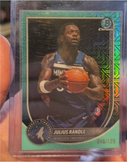 2025 Bowman Chrome #BCV-183 Julius Randle — front