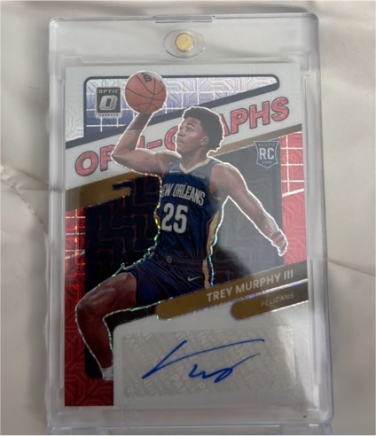 2021-22 Donruss Optic Opti-Graphs Choice Red Mojo #OG-TMY Trey Murphy III — front