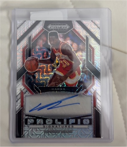 2024-25 Panini Prizm Black #PS-WIL Dominique Wilkins Prolific Signatures Mojo Auto — front