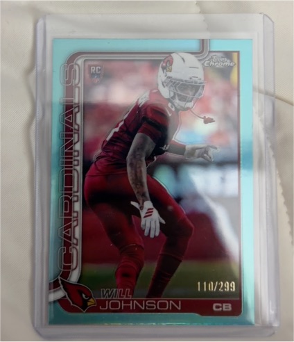 2025 Topps Chrome #349 Will Johnson — front
