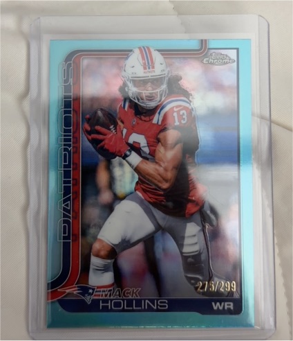 2025 Topps Chrome #206 Mack Hollins — front