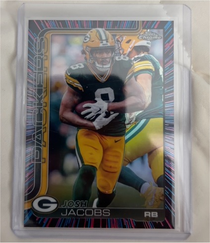 2025 Topps Chrome #110 Josh Jacobs — front