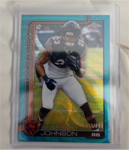 2025 Topps Chrome #23 Roschon Johnson — front
