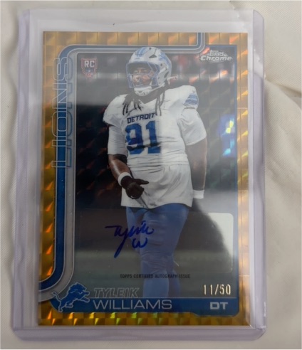 2025 Topps Chrome #364 Tyleik Williams — front