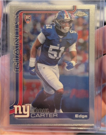 2025 Topps Chrome #350 Abdul Carter — front