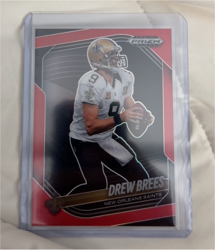 2025 Panini Prizm Black #98 Drew Brees — front
