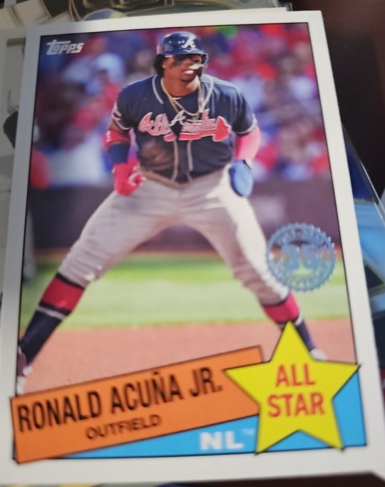 2020 Topps 1985 All-Star #85AS-39 Ronald Acuña Jr. — front