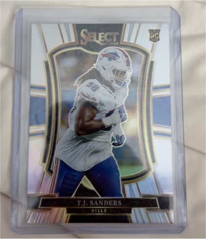 2025 Panini Select Premier Level #185 T.J. Sanders — front